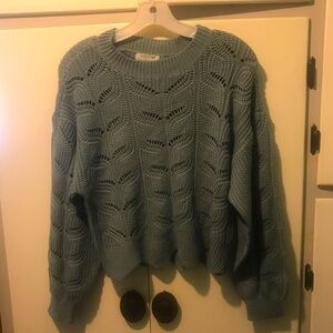 Turquoise sweater